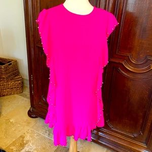 Bright pink party dress!!